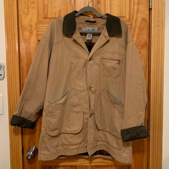 L.L. Bean Jackets & Blazers - LL Bean Barn Jacket L/XL Light Brown